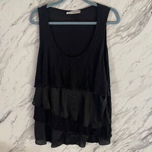 Maurice’s Black Layered Tank Top